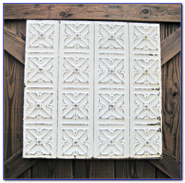Salvaged Antique Tin Ceiling Tiles Salvaged Antique Tin Ceiling Tiles