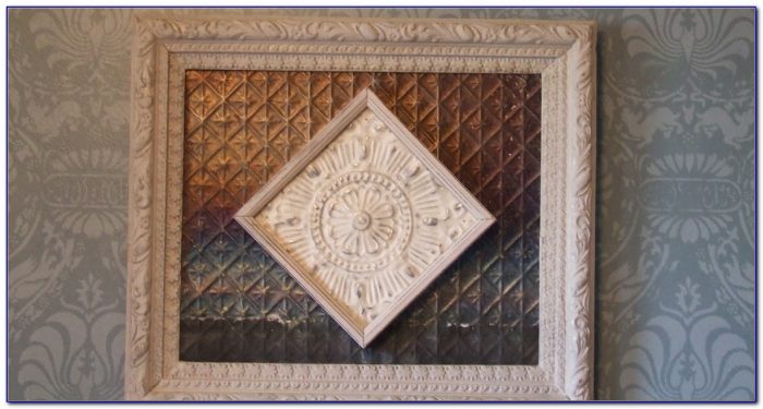 Salvaged Tin Ceiling Panels Salvaged Tin Ceiling Panels