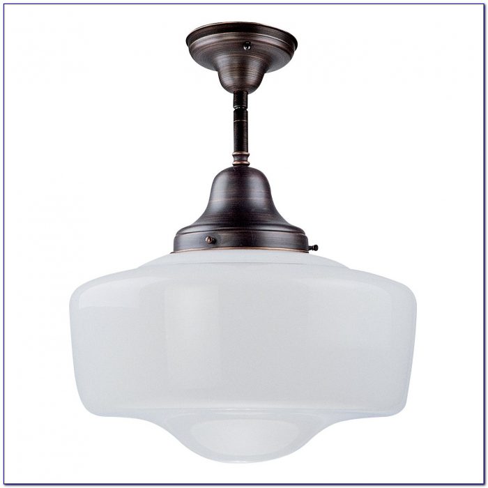 Schoolhouse Semi Flush Ceiling Light Schoolhouse Semi Flush Ceiling Light