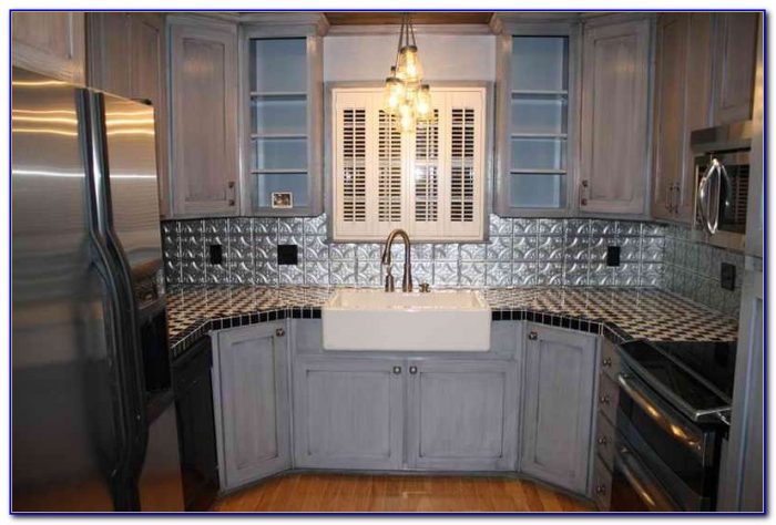 Using Tin Ceiling Tiles Backsplash Using Tin Ceiling Tiles Backsplash