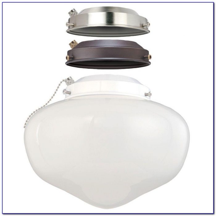 Schoolhouse Ceiling Fan Light Kit Schoolhouse Ceiling Fan Light Kit