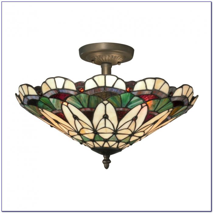 Tiffany Semi Flush Ceiling Lights Tiffany Semi Flush Ceiling Lights