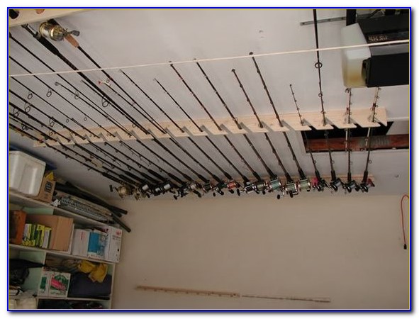 Ceiling Fishing Rod Holder Diy Ceiling Fishing Rod Holder Diy