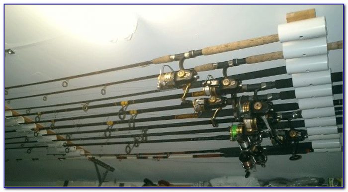 Ceiling Fishing Rod Rack Diy Ceiling Fishing Rod Rack Diy