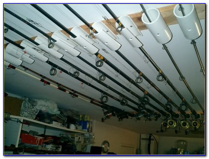 Ceiling Fishing Rod Rack Garage Ceiling Fishing Rod Rack Garage