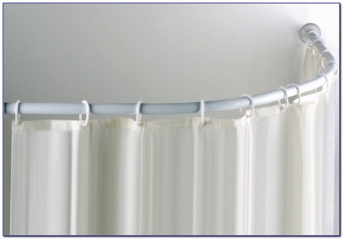 Ceiling Mounted Track Shower Curtain Rods Ceiling Mounted Track Shower Curtain Rods
