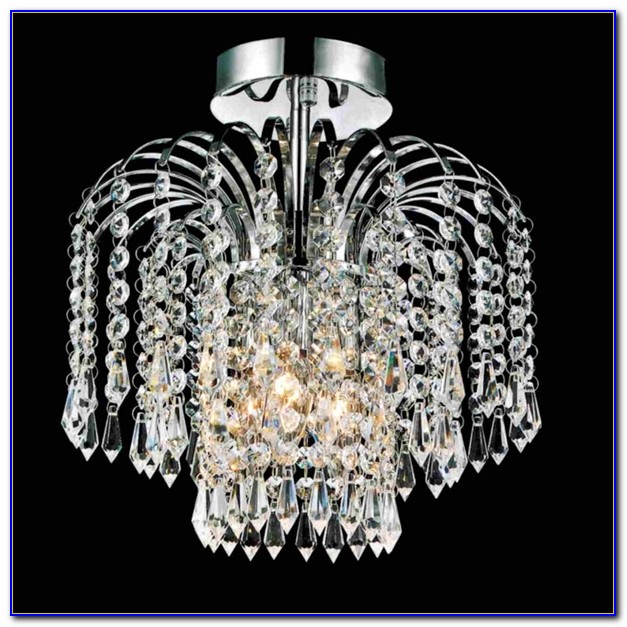 Flush Mount Rectangular Crystal Chandelier Flush Mount Rectangular Crystal Chandelier