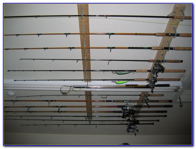 Garage Ceiling Fishing Rod Holder Garage Ceiling Fishing Rod Holder