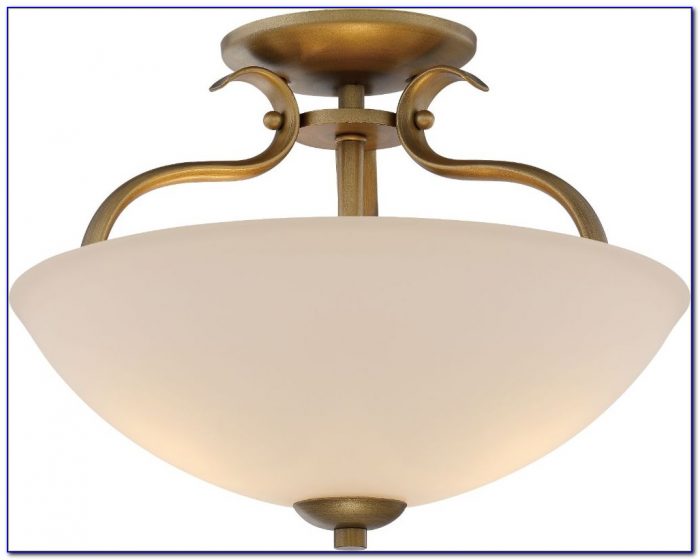Mission Tiffany Style Glass Semi Flush Ceiling Light Mission Tiffany Style Glass Semi Flush Ceiling Light