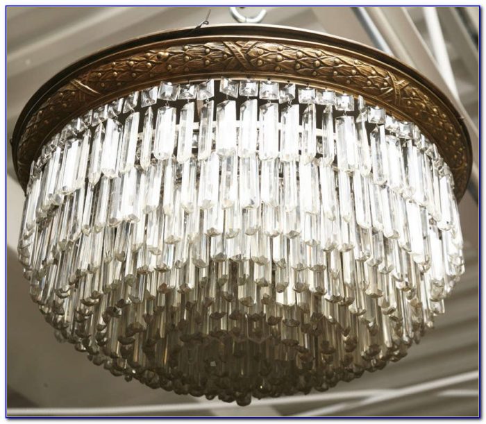 Small Ceiling Mount Crystal Chandelier Small Ceiling Mount Crystal Chandelier