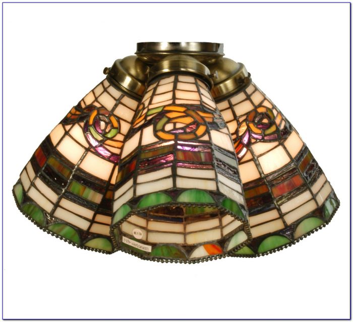 Stained Glass Ceiling Fan Light Shades Stained Glass Ceiling Fan Light Shades