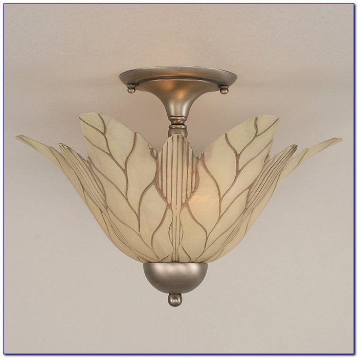 Stained Glass Semi Flush Ceiling Lighting Stained Glass Semi Flush Ceiling Lighting