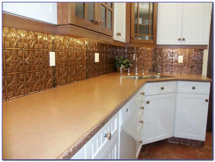 Tin Ceiling Tiles As Kitchen Backsplash Tin Ceiling Tiles As Kitchen Backsplash