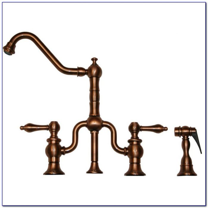 Antique Copper Kitchen Faucet With Sprayer Antique Copper Kitchen Faucet With Sprayer