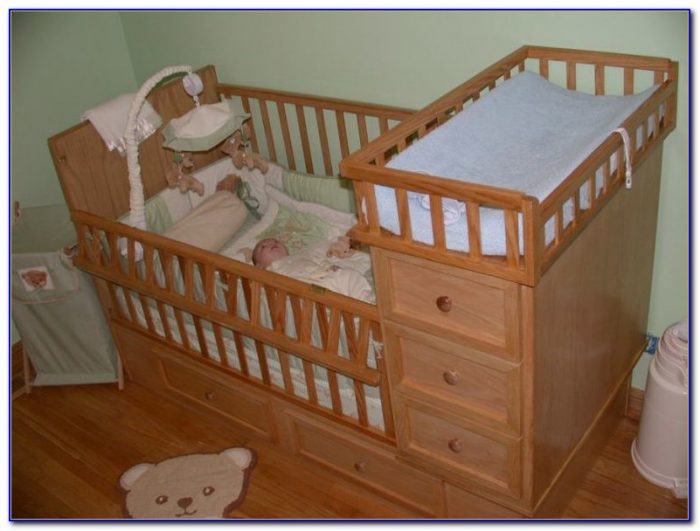 Baby Crib With Changing Table And Dresser Attached Baby Crib With Changing Table And Dresser Attached