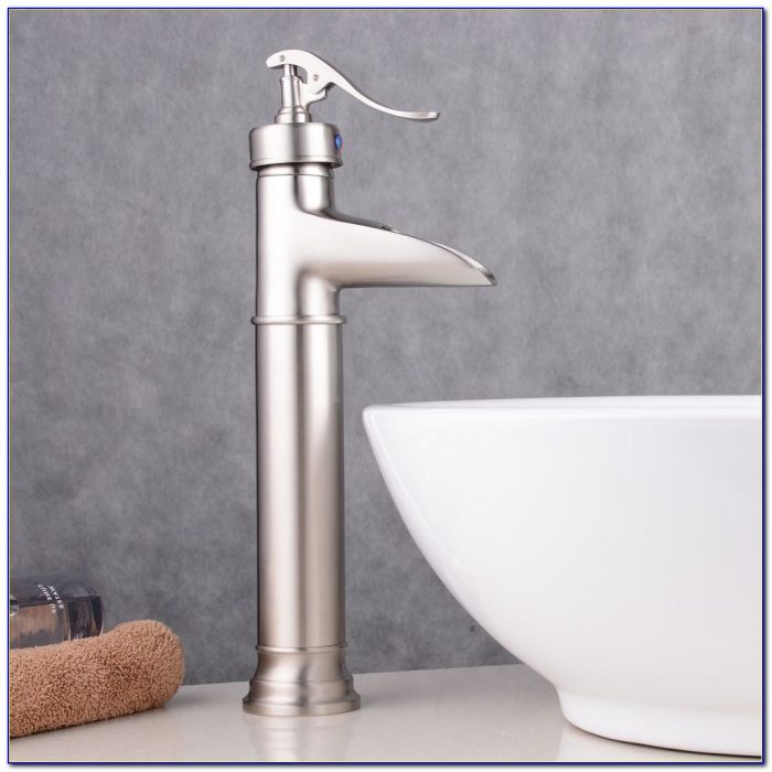 Brushed Nickel Waterfall Faucet Bathroom Brushed Nickel Waterfall Faucet Bathroom