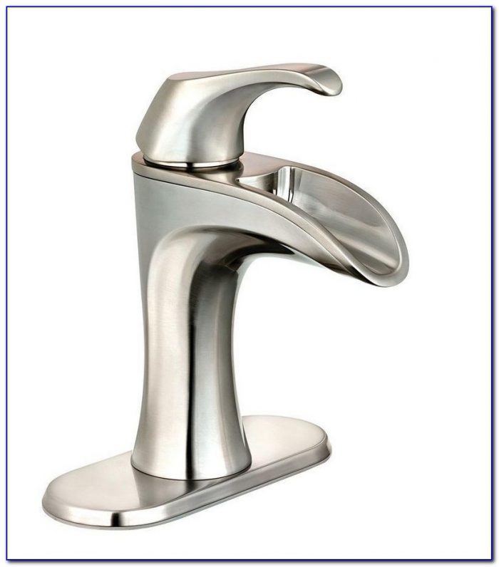 Brushed Nickel Waterfall Vessel Faucet Brushed Nickel Waterfall Vessel Faucet
