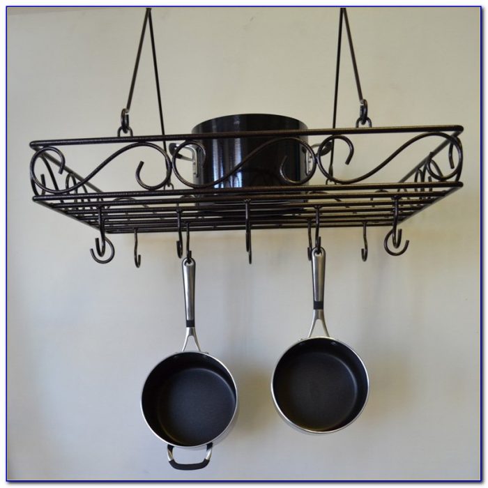 Ceiling Mounted Pot Rack With Lights Ceiling Mounted Pot Rack With Lights