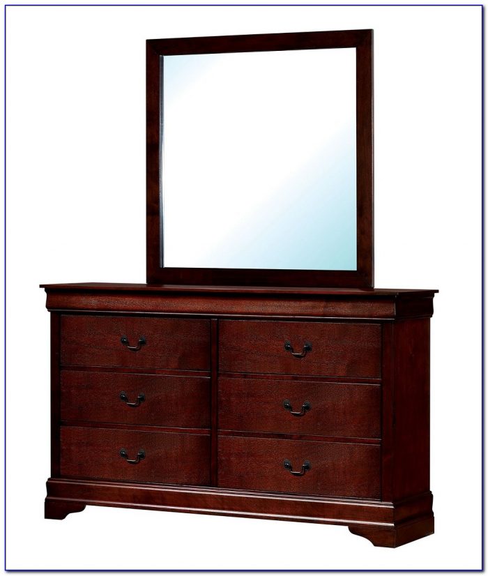 Cherry Oak Dresser With Mirror Cherry Oak Dresser With Mirror