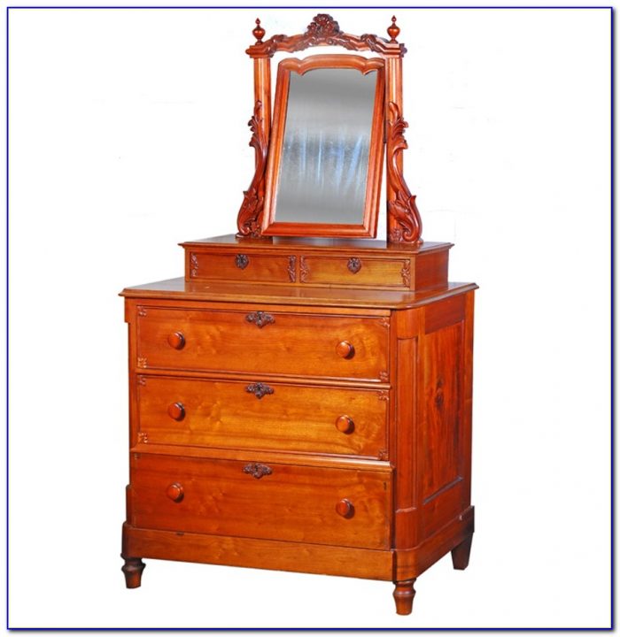 Cherry Wood Dresser With Mirror Cherry Wood Dresser With Mirror