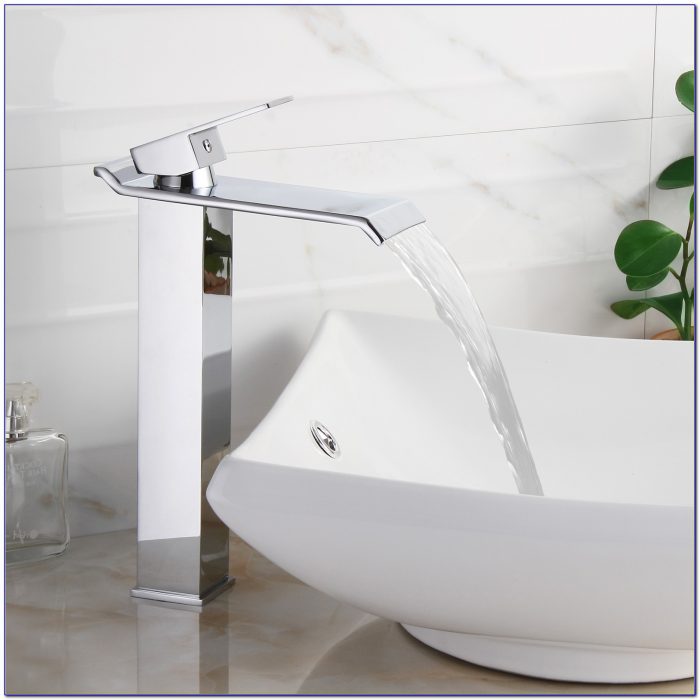 Chrome Waterfall Vessel Sink Faucet Chrome Waterfall Vessel Sink Faucet