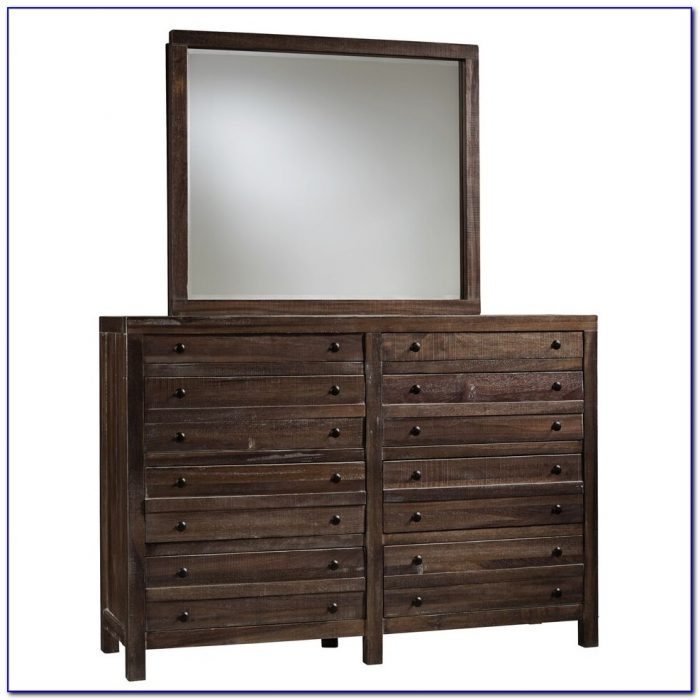 Dark Wood And Mirrored Dresser Dark Wood And Mirrored Dresser