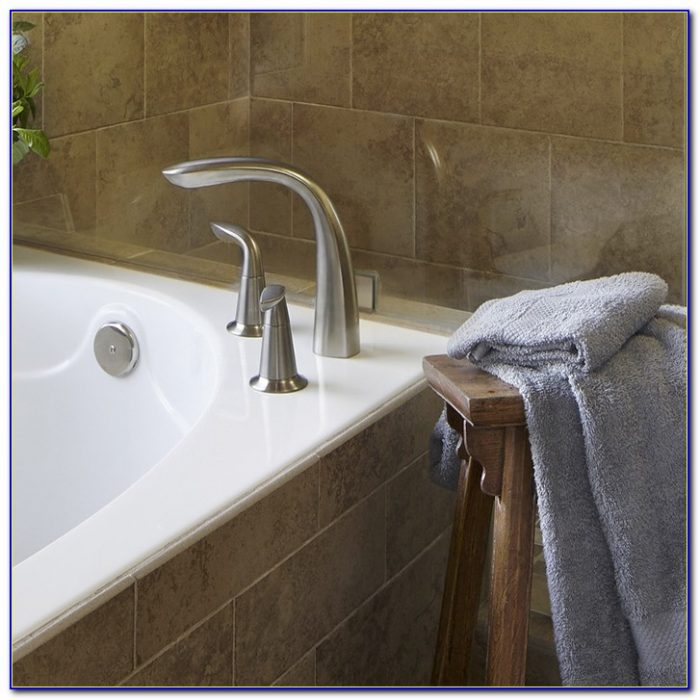Deck Mount Bathtub Faucet With Hand Shower Deck Mount Bathtub Faucet With Hand Shower