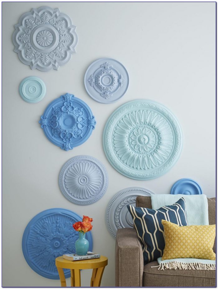 Decorating With Ceiling Medallions On Wall Decorating With Ceiling Medallions On Wall