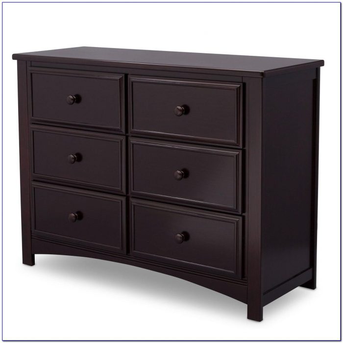 Delta 6 Drawer Dresser Black Delta 6 Drawer Dresser Black