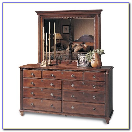 Ethan Allen Triple Dresser With Mirror Ethan Allen Triple Dresser With Mirror