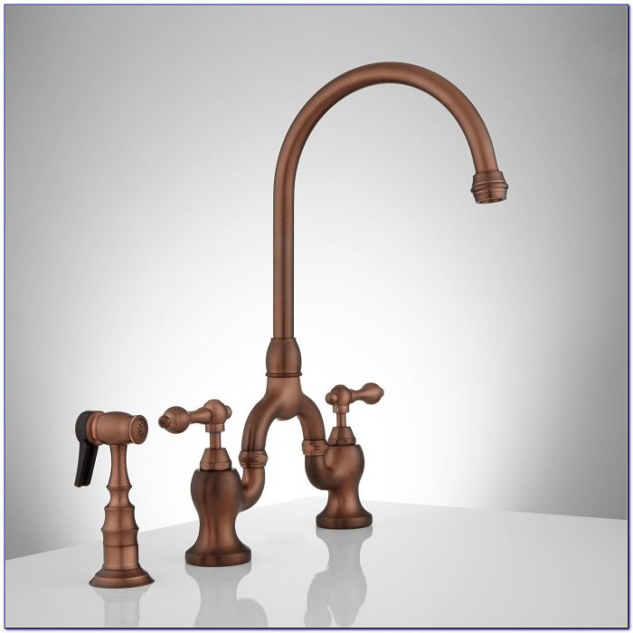 Fontaine Antique Copper Pull Down Kitchen Faucet Fontaine Antique Copper Pull Down Kitchen Faucet