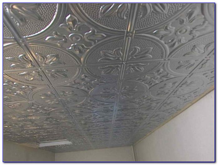 Installing A Faux Tin Ceiling Installing A Faux Tin Ceiling