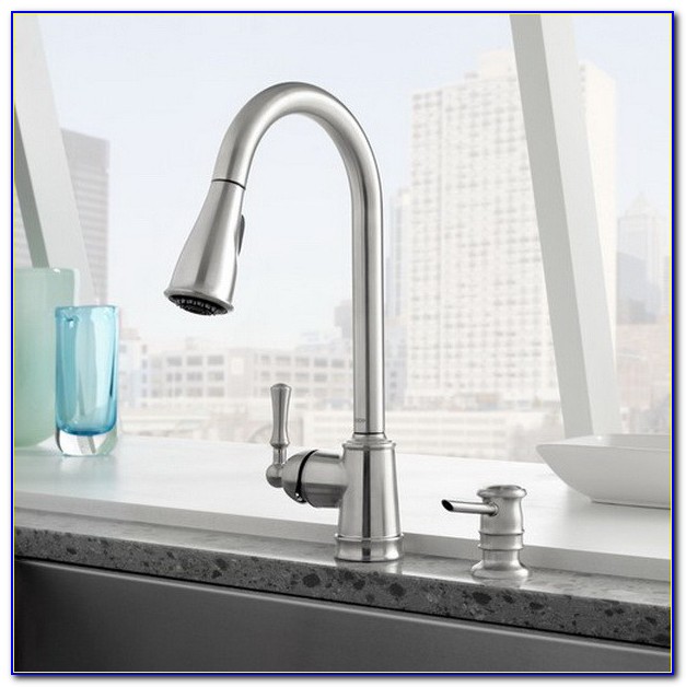 Moen Stainless Steel Kitchen Faucet Moen Stainless Steel Kitchen Faucet