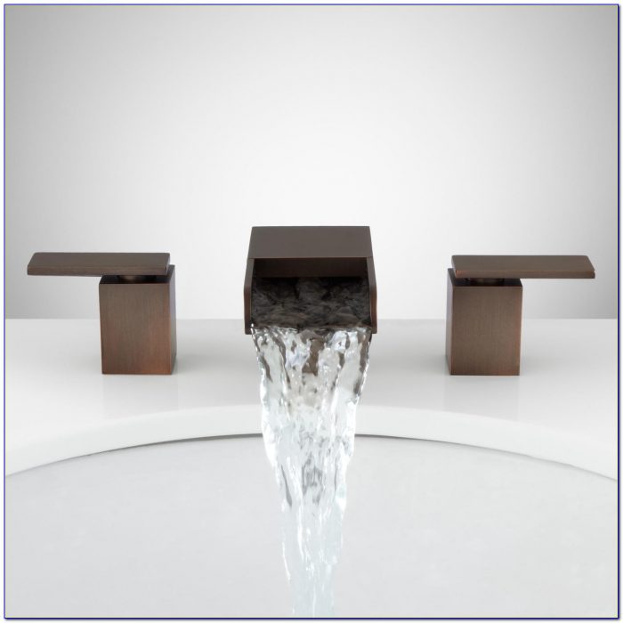 Oil Rubbed Bronze Waterfall Bathroom Faucet Oil Rubbed Bronze Waterfall Bathroom Faucet