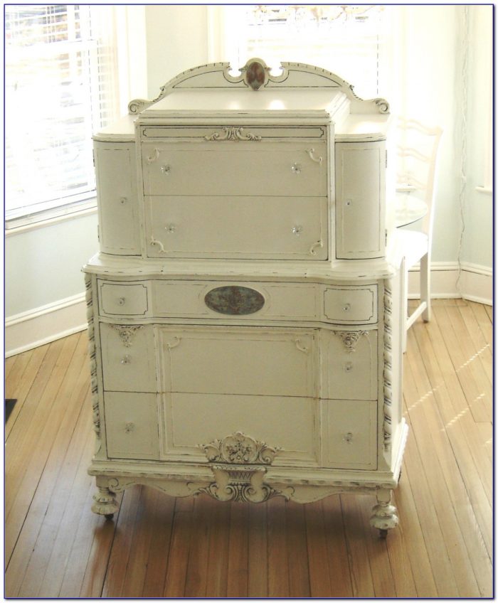 Shabby Chic Tall White Dresser Shabby Chic Tall White Dresser