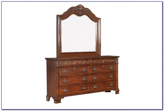 Small Cherry Dresser With Mirror Small Cherry Dresser With Mirror