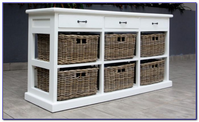 Small Dresser With Wicker Baskets Small Dresser With Wicker Baskets