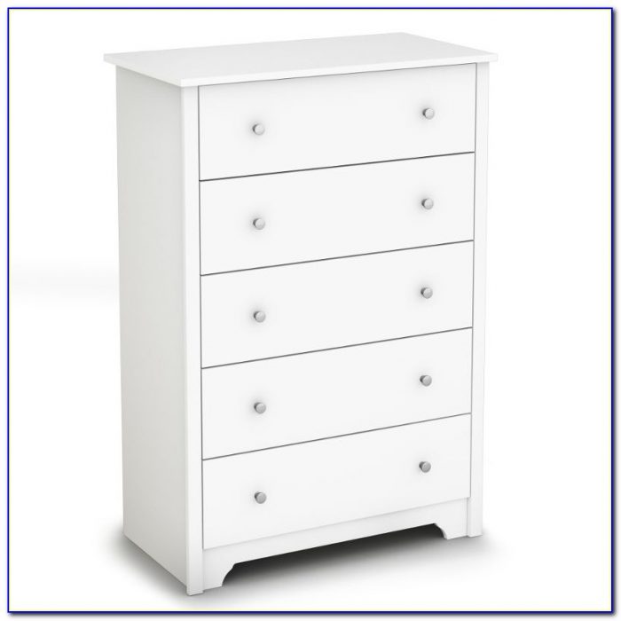 South Shore 5 Drawer Dresser White South Shore 5 Drawer Dresser White