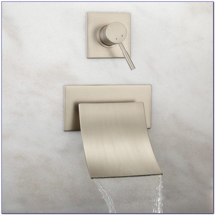 Wall Mount Waterfall Bathtub Faucet Wall Mount Waterfall Bathtub Faucet