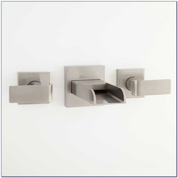 Wall Mount Waterfall Tub Faucet With Hand Shower Wall Mount Waterfall Tub Faucet With Hand Shower