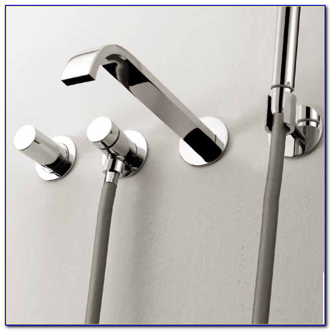 Wall Mounted Bathtub Faucets With Hand Shower Wall Mounted Bathtub Faucets With Hand Shower