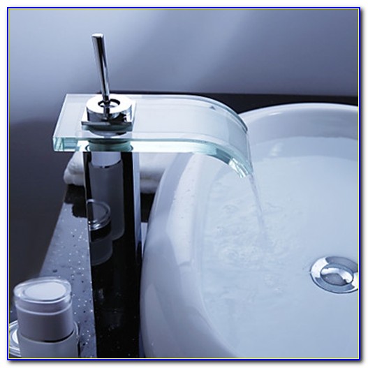 Waterfall Bathroom Sink Faucet Bronze Waterfall Bathroom Sink Faucet Bronze