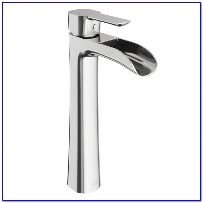 Waterfall Bathroom Vessel Sink Faucet Brushed Nickel Waterfall Bathroom Vessel Sink Faucet Brushed Nickel