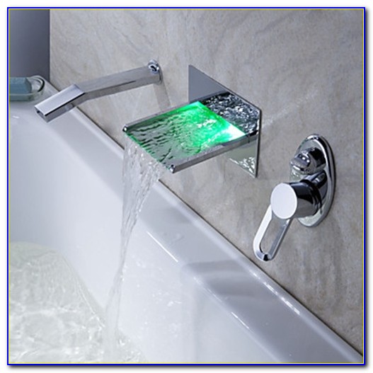 Waterfall Faucet For Tub Wall Mount Waterfall Faucet For Tub Wall Mount