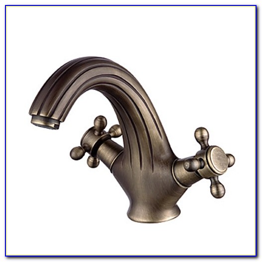 Antique Brass Finish Bathroom Sink Faucet Antique Brass Finish Bathroom Sink Faucet