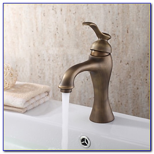 Antique Brass Finish Widespread Bathroom Sink Faucet Antique Brass Finish Widespread Bathroom Sink Faucet