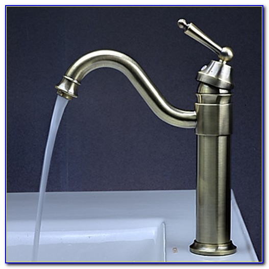 Antique Brass Waterfall Bathroom Sink Faucet Antique Brass Waterfall Bathroom Sink Faucet