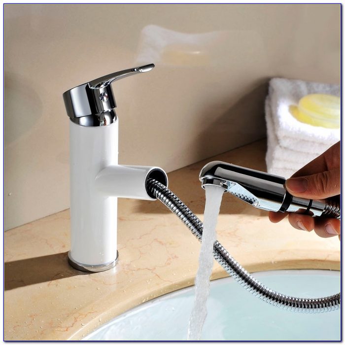 Bathroom Sink Faucet Spraying Water Bathroom Sink Faucet Spraying Water