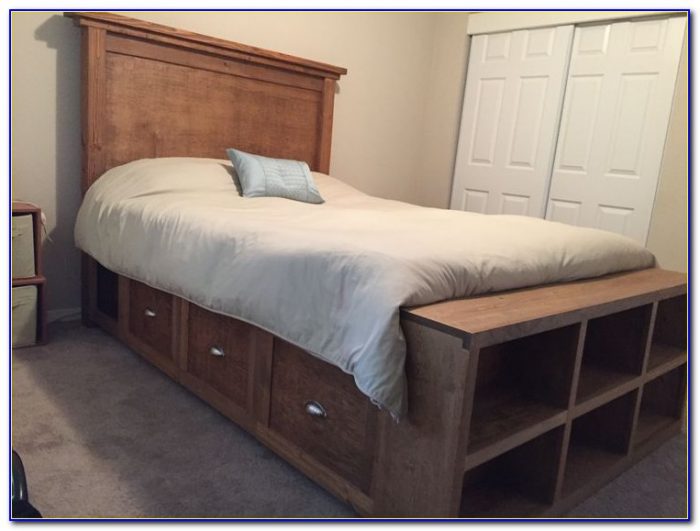 Bed Frame With Storage Headboard Bed Frame With Storage Headboard
