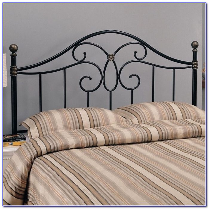 Black Metal Queen Headboard Black Metal Queen Headboard
